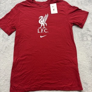Nike Liverpool Futbol Club LFC T-Shirt Rot Kurzarm Crew Herren Größe Large S - Bild 1 von 7