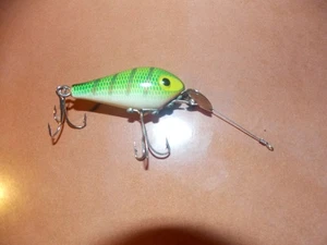 Vintage P&K Amazin' Mausie Crankbait Barsch mit grüner Waage sehr gepflegt 12/25 - Bild 1 von 4