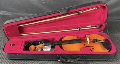 Mendini 4/4MV400 Solid Wood Satin Violin - Image 1 of 3