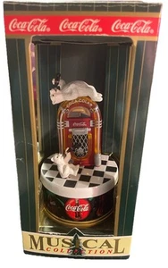 Raro Vintage 1999 Coca Cola Coca-Cola Oso Polar Colección Musical Jukebox Caja de Música - Imagen 1 de 7