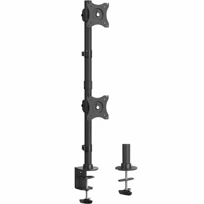 VIVO Dual Computer Monitor Desk Mount Stand, Vertical Array, 2 Screens up to 34" - Image 1 of 4