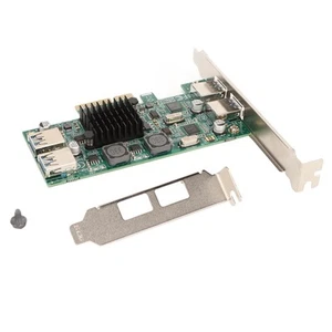 USB 3.0 PCIe Expansion Card 4 Ports 5Gbps High Speed Transmission PCI Express FY - Afbeelding 1 van 22