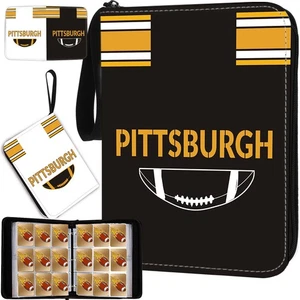 Football Karten Mappe mit Hüllen 900 Taschen, Pittsburgh Football zum Tauschen... - Bild 1 von 6