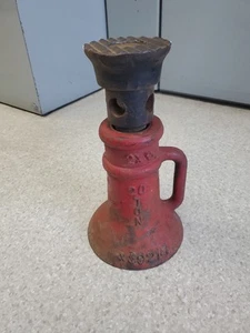 VINTAGE DUFF NORTON CAST IRON 20 TON SCREW JACK X3921-1 RAILROAD TRAIN 2 x 8 - Picture 1 of 10
