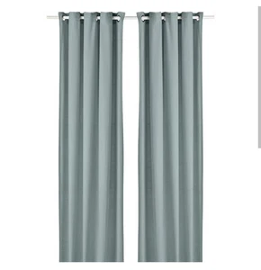IKEA MOALINA Cortinas Azul Claro, 1 Par XL 145 X 300cm Totalmente Nuevas - Imagen 1 de 4