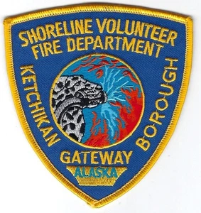 ALASKA - Shoreline Vol. Feuerwehr [Schulteraufnäher] - Ketchikan - Bild 1 von 1