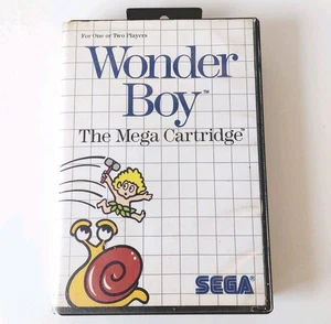 Wonder Boy Sega Master System Game | Complete With Manual | PAL Good Condition  - Picture 1 of 9