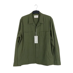 Camisa Folk Para Hombre Talla XL Caqui Verde Algodón Mezcla de Lino Crook Over Nueva con Etiquetas Precio de venta sugerido por el fabricante 165 GBP - Imagen 1 de 11