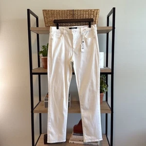 NWT Express Mid-Rise Skinny White Jeans, 10 - Picture 1 of 10