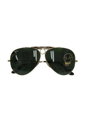 Ray-Ban SHOOTER Shooter RB3138 Sunglasses Gold Metal Frame Teardrop Pilot - Image 1 of 4