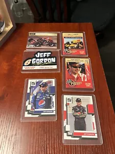 Jeff Gordon Trading Cards Set Of 5 NASCAR USAC World Of Outlaws - Picture 1 of 2