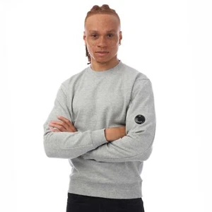 Jersey hombre C.P. Sudadera Pullover Company Diagonal Elevada Polar en Gris - Imagen 1 de 4
