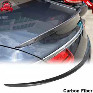 For Mercedes W217 C217 S63 S65 Coupe 2014-18 Real Carbon Rear Trunk Spoiler Wing - Bild 1 von 14