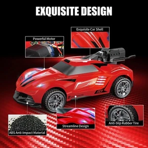 Coche rociador de acrobacias 1:20 RC coche de pasatiempos de 2,4 GHz de alta velocidad con juguete de niebla pulverizadora de luz - Imagen 1 de 9