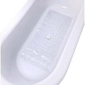 Extra Long Non Slip Suction Bath Shower Mat 40 x 90 CM - Picture 1 of 4