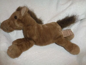 Pferd braun Polo Dakin Huggables Nachbar Sound Pony Plüsch 11 Zoll liegend Stofftier - Bild 1 von 9