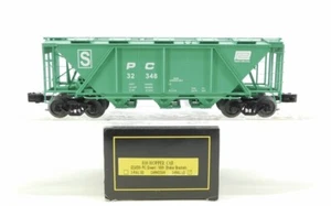 WEAVER 3-RAIL PENN CENTRAL H30 COVERED HOPPER CAR! O SCALE W/ DIE CAST TRUCKS - Picture 1 of 5