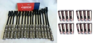 Mercedes C55 BOSCH 16-Spark Plug 6705 and Bremi Wire Set 661 Made in Germany - Picture 1 of 3