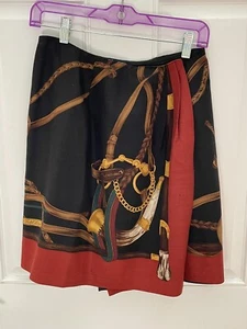 Ralph Lauren Vintage Equestrian Horse Skirt Size 8 USA Made - Picture 1 of 10