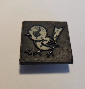 Timbro per bricolage ➔ UCCELLINO ➔ DDR ➔ cliché ➔ RARITÀ *gomma su legno* - Foto 1 di 1