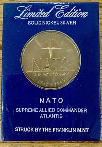1949-1969 Medalla 20 Aniversario del Comandante Supremo Aliado de la OTAN del Atlántico - Imagen 1 de 2