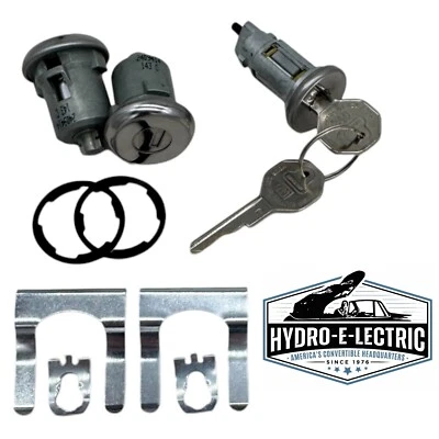 NEW 1968 GTO, Tempest & Lemans  Ignition and Door Lock Set- Original GM Keys - Image 1 of 3