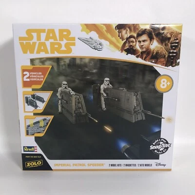 Star Wars Solo Han’s Speeder Model Kit Revell w Lights and Sound NEW Disney 8+ - Image 1 of 4