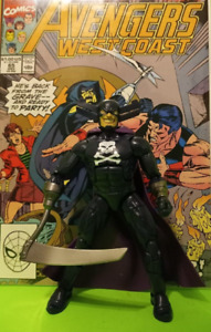 Marvel Legends GRIM REAPER - ULTRON BAF + GREAT COMIC AVENGERS WEST COAST  # 65