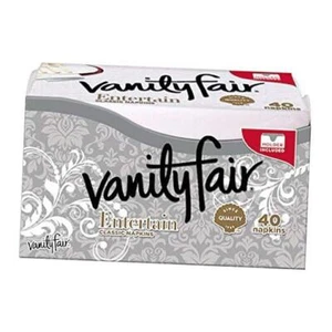 Vanity Fair Entertain Classic Napkins 2 pack (40 ct) - Picture 1 of 2
