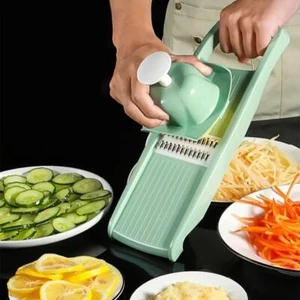 Household Vegetable Cutting Potato Slicer Shredder Multifunctional Fruit Julienn - Picture 1 of 26