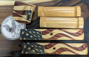 Weber Wooden Replacement Handle Set (Old Glory) - Picture 1 of 1