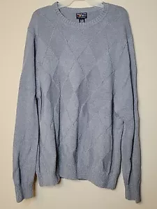 Suéter De Colección Alexander Julian Colores Para Hombres Abuelo Algodón Suéter Argyle Gris 2XL - Imagen 1 de 6