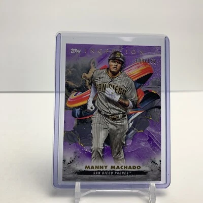 2023 Topps Inception PURPLE #23 Manny Machado 109/150 - Padres - Image 1 of 2