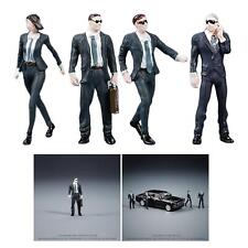 Resin 1:64 People Figurines Car Model Scene Layout Bodyguard Model Ornament