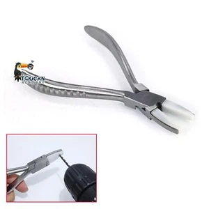 Metal Flat Nose Pliers for Oil Tube DIY RC Trucks Hydraulic Excavator Loader - Picture 1 of 5