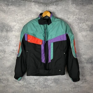 Men’s Vintage BMW Moto Jacket Gore-Tex Multicolor Nylon Size 102 - Picture 1 of 11