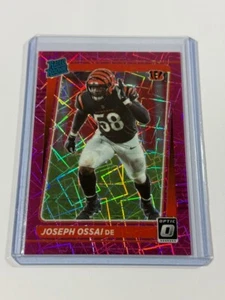 JOSEPH OSSAI 2021 PANINI DONRUSS OPTIC PINK VELOCITY PRIZM RC PARALLEL /79 - Picture 1 of 2
