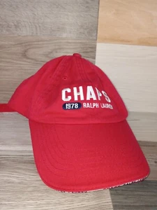 Chaps Ralph Lauren Cap 1978 Strapback Baseball Mütze selten rot - Bild 1 von 9