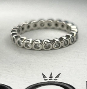 Authentic Pandora π Alluring Brilliant Eternity Ring π 190942CZ-50 - Picture 1 of 7
