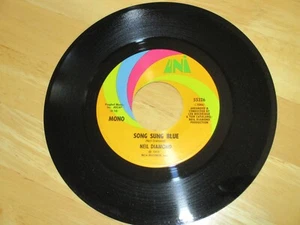 NEIL DIAMOND - SONG SUNG BLUE B/W - GITCHY GOOMY VG+, 1972 - Picture 1 of 1