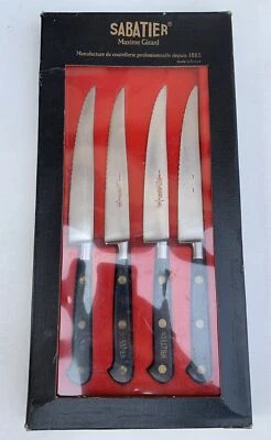 SABATIER Maxime Girad De France 4 件高碳不锈钢牛排刀 — 第 1/4 张图片