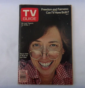 REVISTA TV GUIDE VINTAGE 29 DE OCTUBRE - 4 DE NOVIEMBRE DE 1977 BEVERLY ARCHER - Imagen 1 de 3