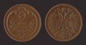 ÖSTERREICH 2 HELLER 1907 OSTERREICH - Bild 1 von 1