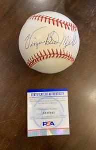 Wilmer ""Acegar Bend"" Mizell firmato ONL William White Baseball PSA - Foto 1 di 7