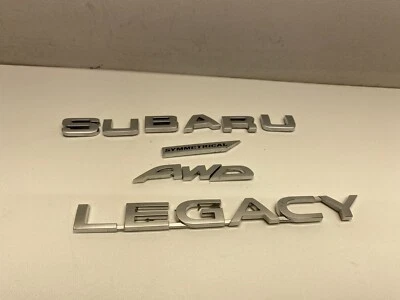 Subaru Legacy 2020-2025 maletero trasero cromo emblema letra OEM Foto 1 de 4