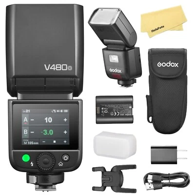 Godox V480 V480C V480S V480N TTL Camera Flash Light Speedlite Canon Nikon Sony - Image 1 of 4