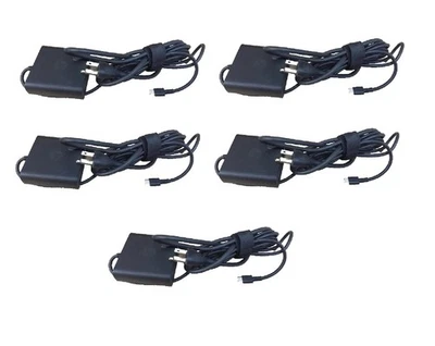 5pcs Genuine OEM HP TPN-AA03 65W USB-C Laptop AC Power Adapter Laptop Charger - Image 1 of 4