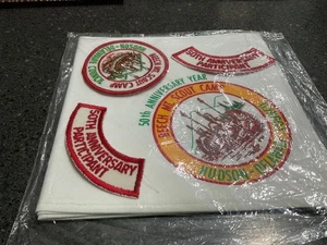 NECKERCHIEF FROM HUDSON-DELAWARE COUNCIL-BEECH MT. SCOUT CAMP. SET 50th - Picture 1 of 2