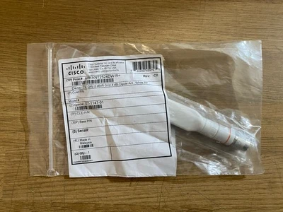 Cisco AIR-ANT2524DW-R Cisco 2.4GHz 2dBi/5 GHz 4dBi Dipole Antenna White RP - Image 1 of 4
