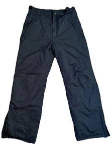 Eddie Bauer schwarz Schnee Ski Snowboard Hose Reißverschluss Knöchel Kinder Jugend XL 16 - Bild 1 von 15